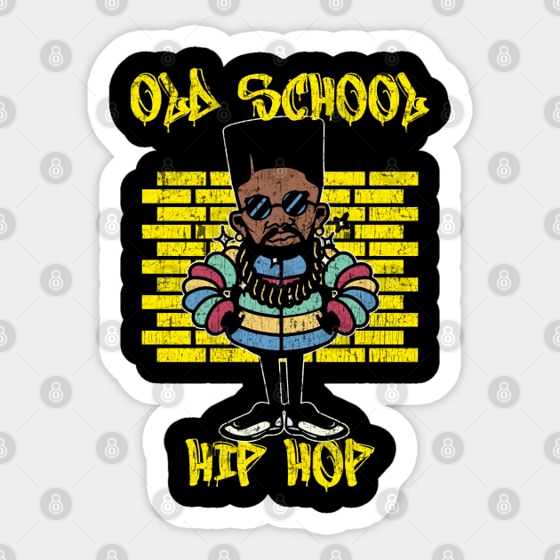 Old School Hip Hop Graffiti Sticker by blackartmattersshop